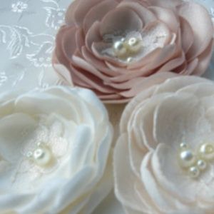 COPY - Flower Hair Clips, Flower Brooch Pins, Bri…